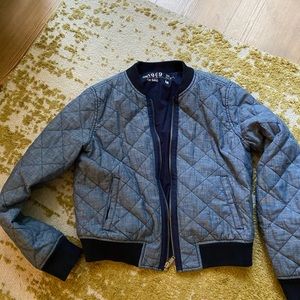 Gap jacket blue size medium quilted